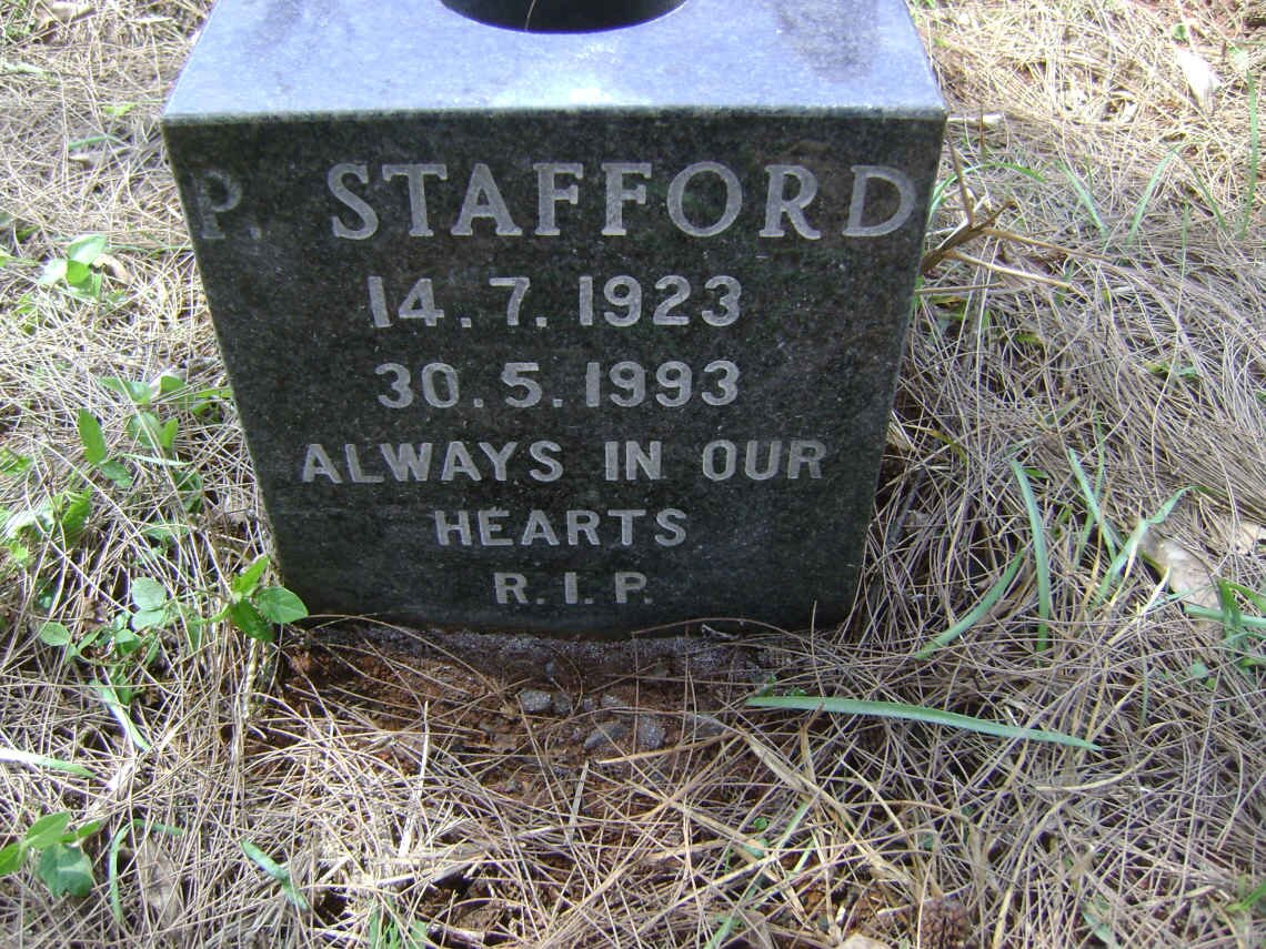 STAFFORD P. 1923-1993