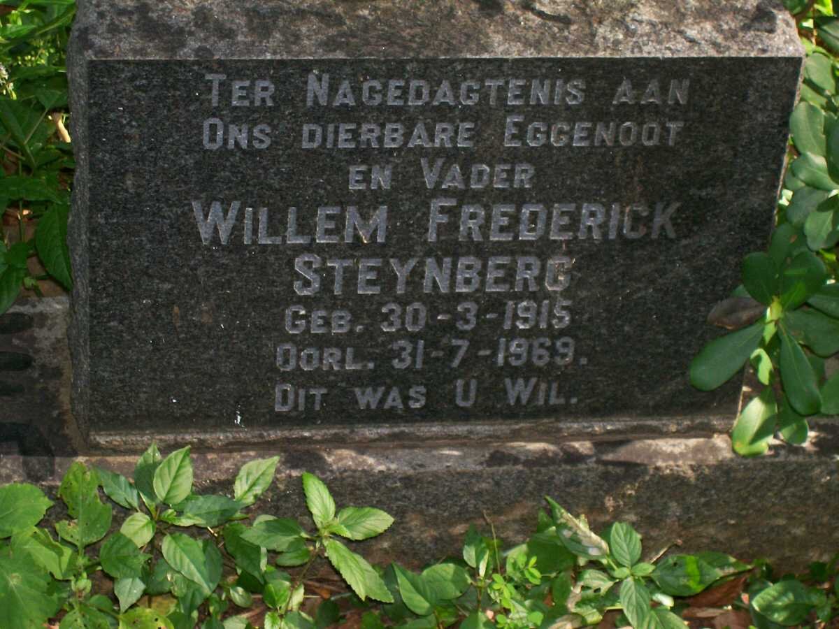 STEYNBERG Willem Frederick 1915-1969