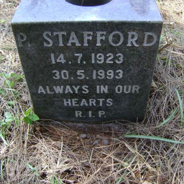 STAFFORD P. 1923-1993