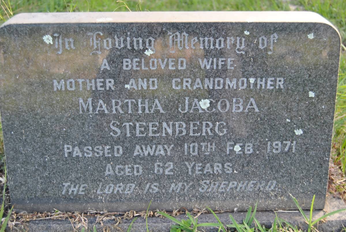 STEENBERG Martha Jacoba -1971