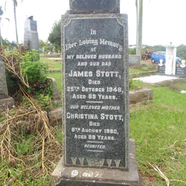 STOTT James -1948 &amp; Christina -1980