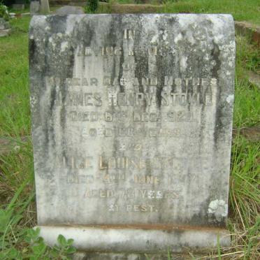 STOYLE James Henry -1929 &amp; Alice Louise -1947
