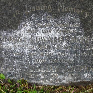 SHEPARD Albert Edward -1960 &amp; Edna Lilian -1977