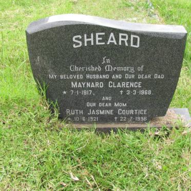 SHEARD Maynard Clarence 1917-1968 &amp; Ruth Jasmine Courtice 1921-1996