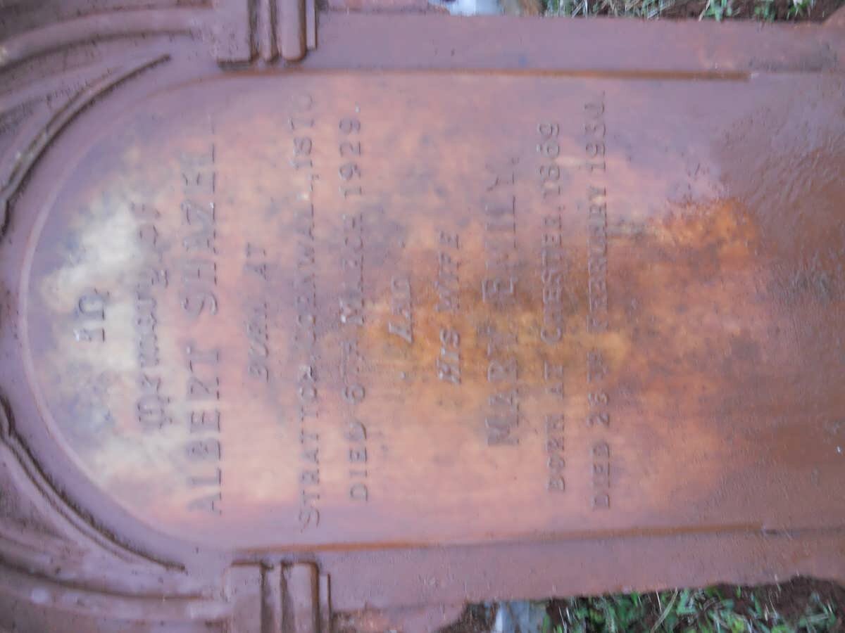 SHAZEL Albert 1870-1929 &amp; Mary Emily 1869-1934