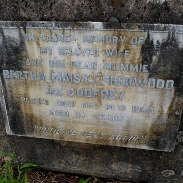 SHERWOOD Bertha nee GODFREY -1943