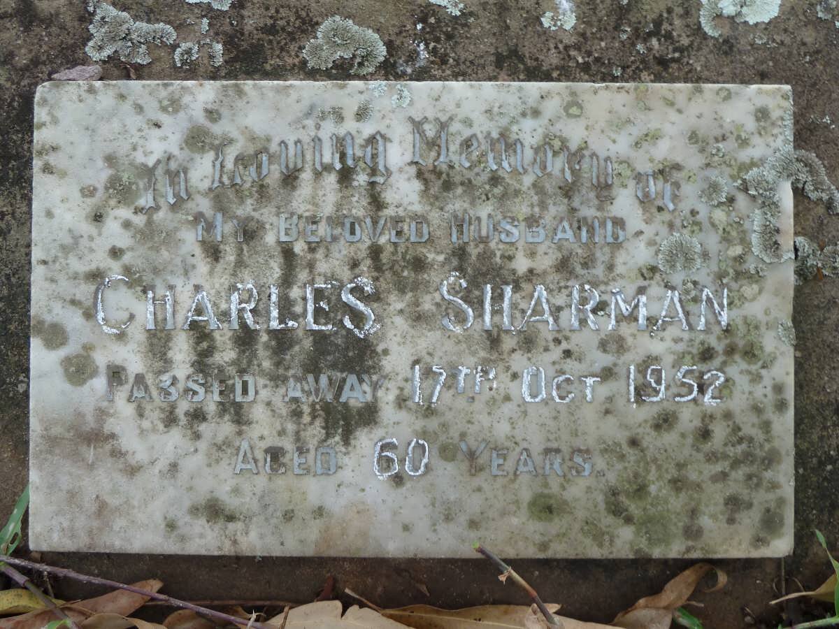 SHARMAN Charles -1952