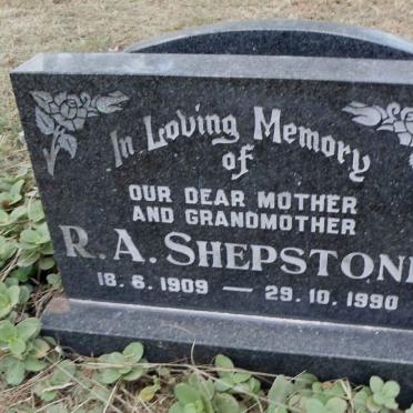 SHEPSTONE  R.A. 1909-1990