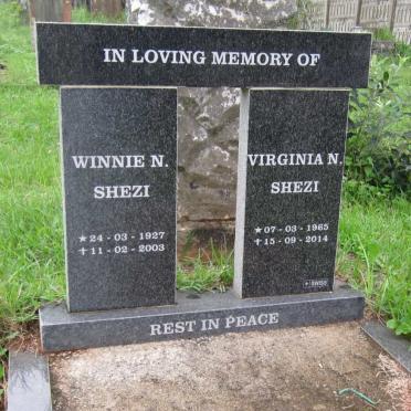 SHEZI Winnie N. 1927-2003 :: SHEZI Virginia N. 1965-2014