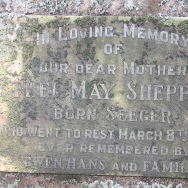 SHEPPARD Ethel May nee SEEGER -1949