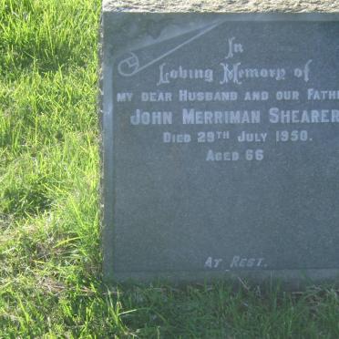 SHEARER John Merriman -1950