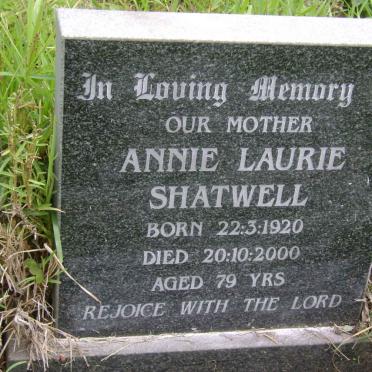 SHATWELL Annie Laurie 1920-2000