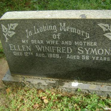 SYMONS Ellen Winifred -1969