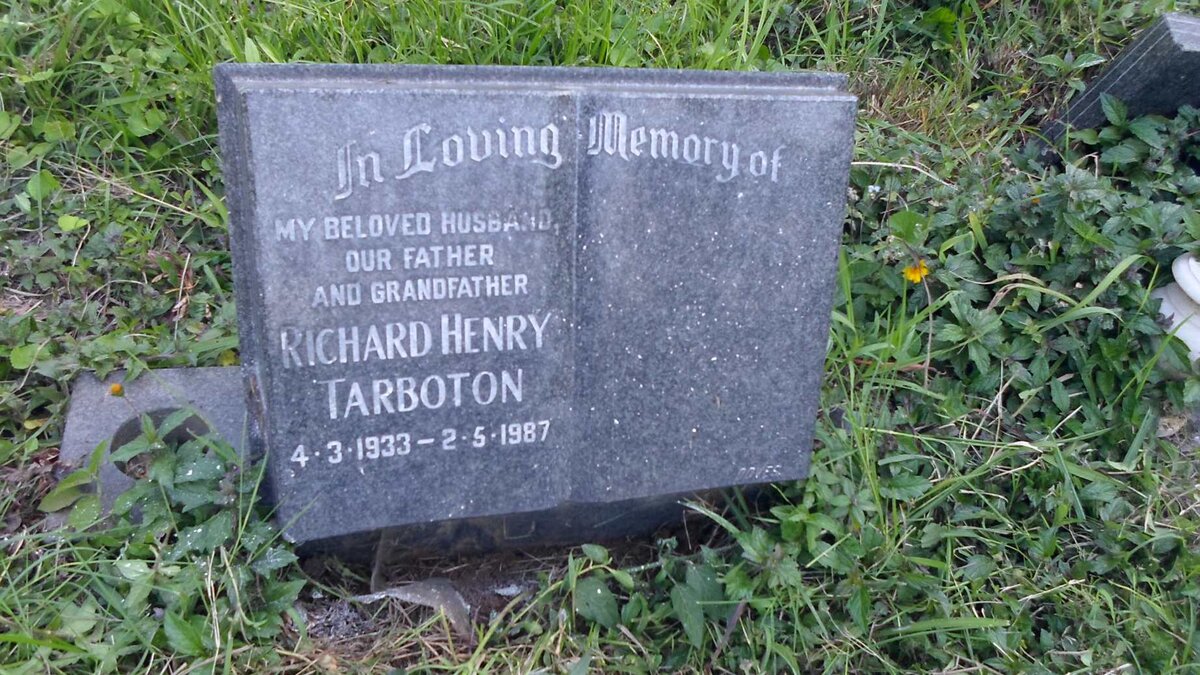 TARBOTON Richard Henry 1933-1987
