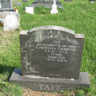 TAIT Cornelius Francois 1930-1976 :: TAIT Francois 1973-1973