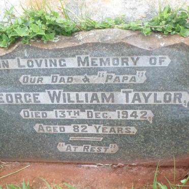TAYLOR George William -1942