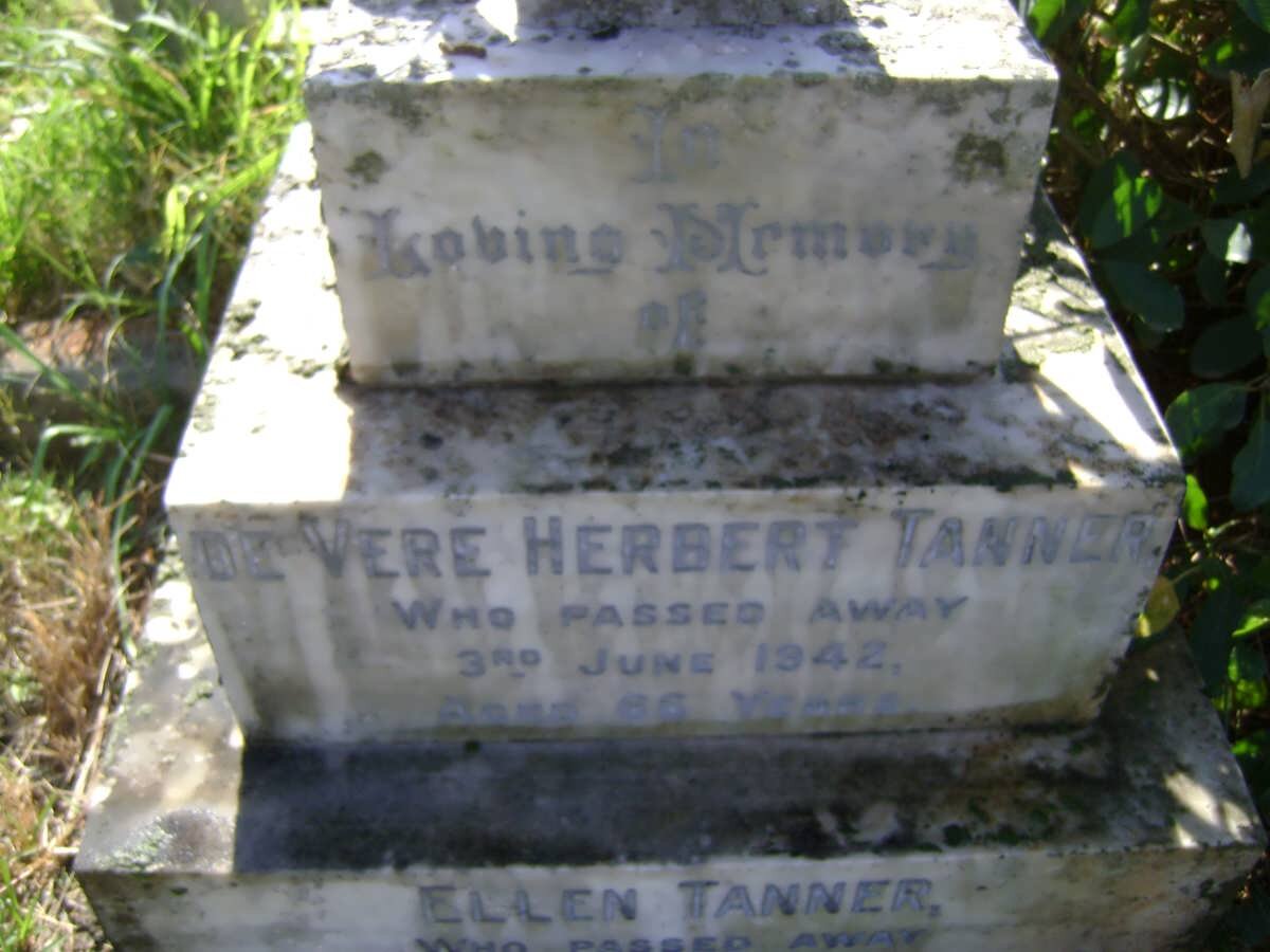 TANNER De Vere Herbert -1942 &amp; Ellen -1963