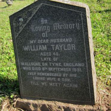 TAYLOR William -1931