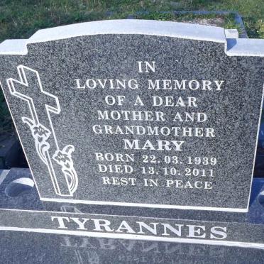 TYRANNES Mary 1939-2011