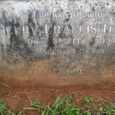 TEMPLE Henry Francis -1930 &amp; Priscilla Louisa -1947