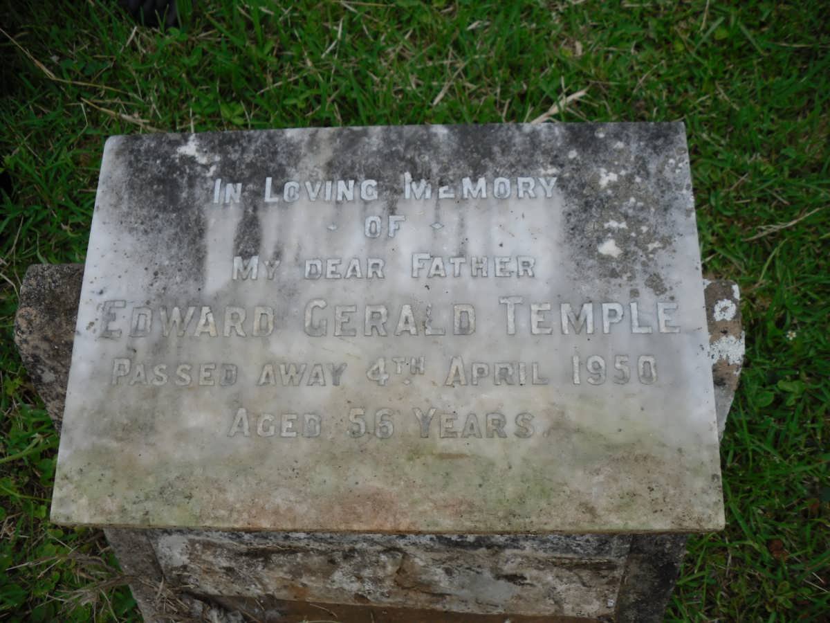 TEMPLE Edward Gerald -1950