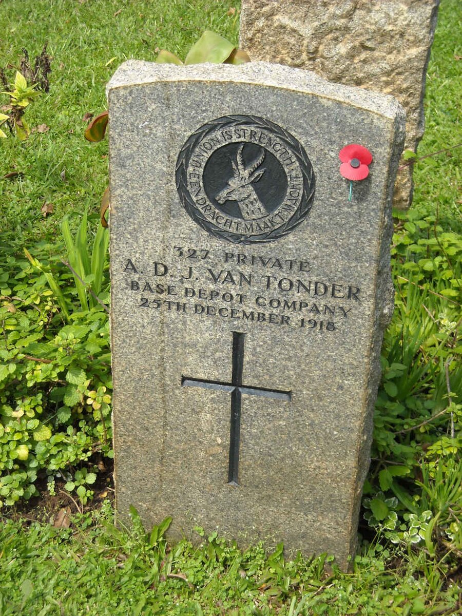 TONDER A.D.J., van -1918