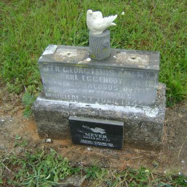 TOIT Francois Jacobus, du 1885-1945 :: MEYER C.F.J. 1923-1991