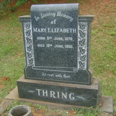 THRING Mary Elizabeth 1870-1950