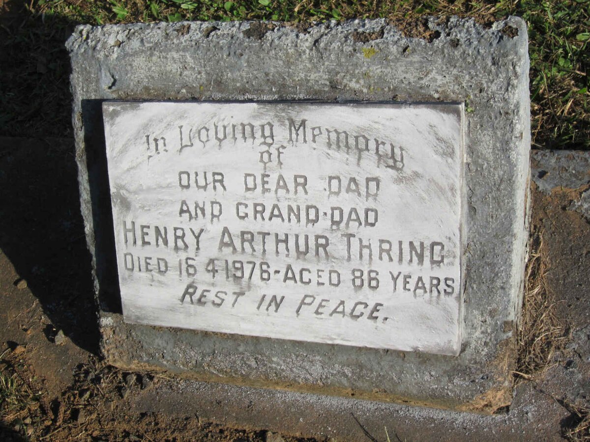 THRING Henry Arthur -1976