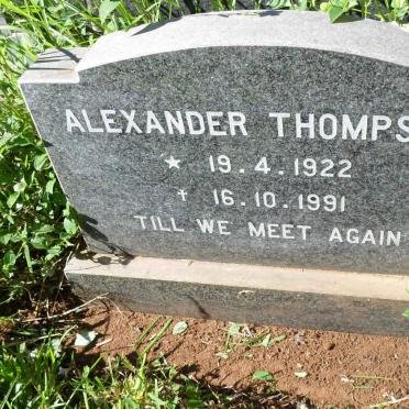 THOMPSON Alexander 1922-1991