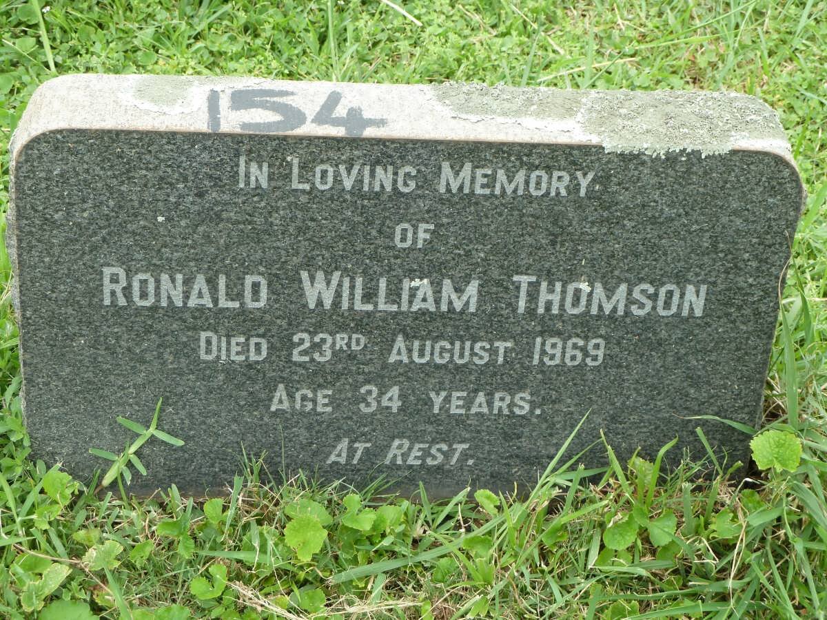 THOMSON Ronald William -1969