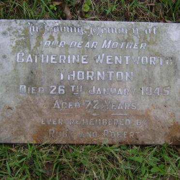 THORNTON Catherine Wentworth -1945