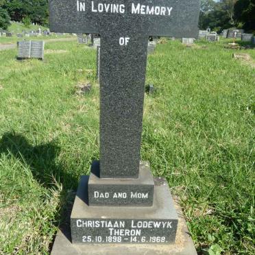 THERON Christiaan Lodewyk 1898-1968 &amp; Jean Marion 1907-1968