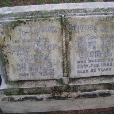 THOMAS Susan Greer -1950 :: THOMAS Mary Ann -1955