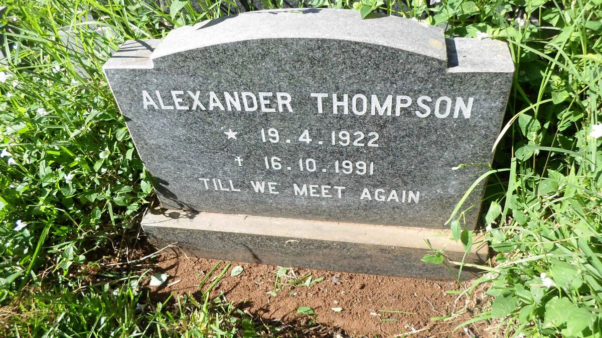 THOMPSON Alexander 1922-1991