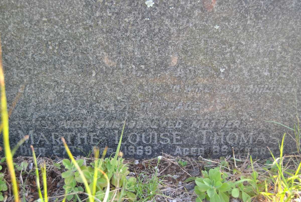 THOMAS Marthe Louise -1969