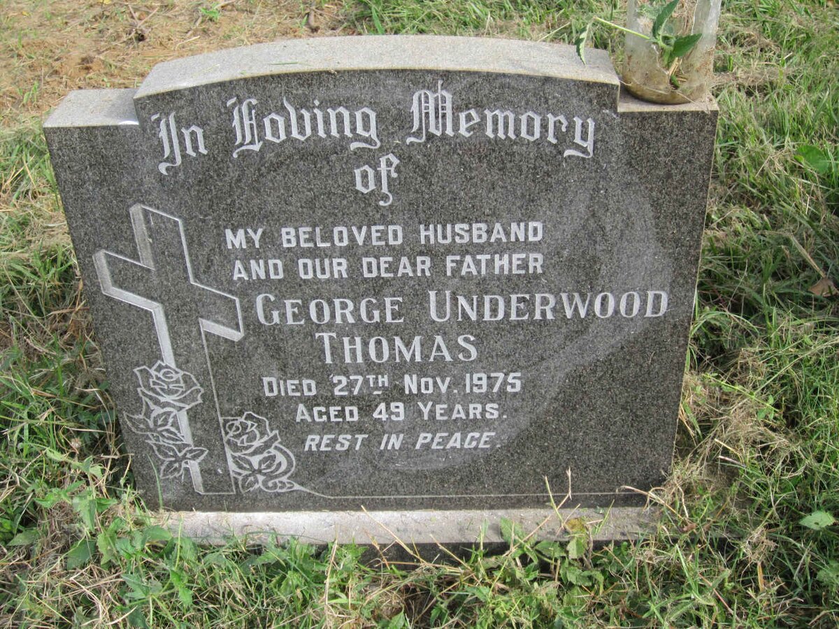 THOMAS George Underwood -1975