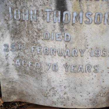 THOMSON John -1955