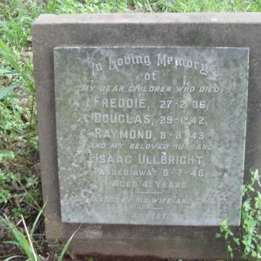 ULLBRICHT Isaac -1946 :: ULLBRICHT Freddie -1936 :: ULLBRICHT Douglas -1942 :: ULLBRICHT Raymond -1943