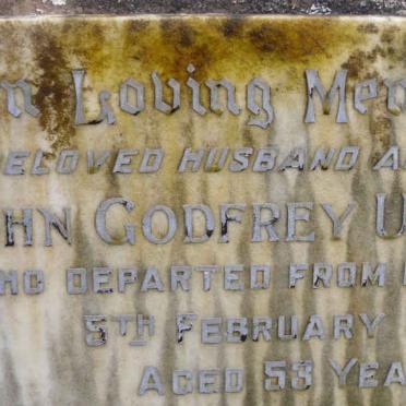 ULLBRICHT John Godfrey -1943 &amp; Johanna Maria -1968 :: ULLBRICHT Elizabeth Hilda -1940