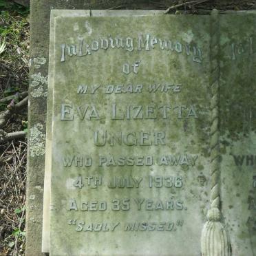 UNGER Charles Otto -1957 &amp; Eva Lizetta -1936