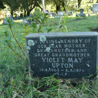 UPTON Violet May 1903-1975