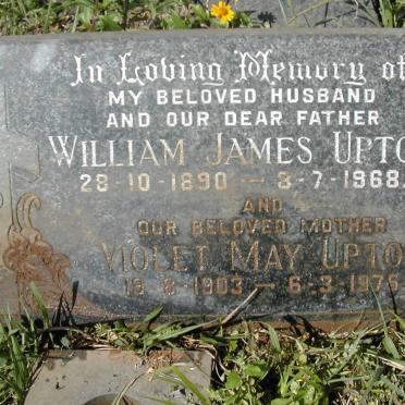 UPTON William James 1890-1968 &amp; Violet May 1903-1975