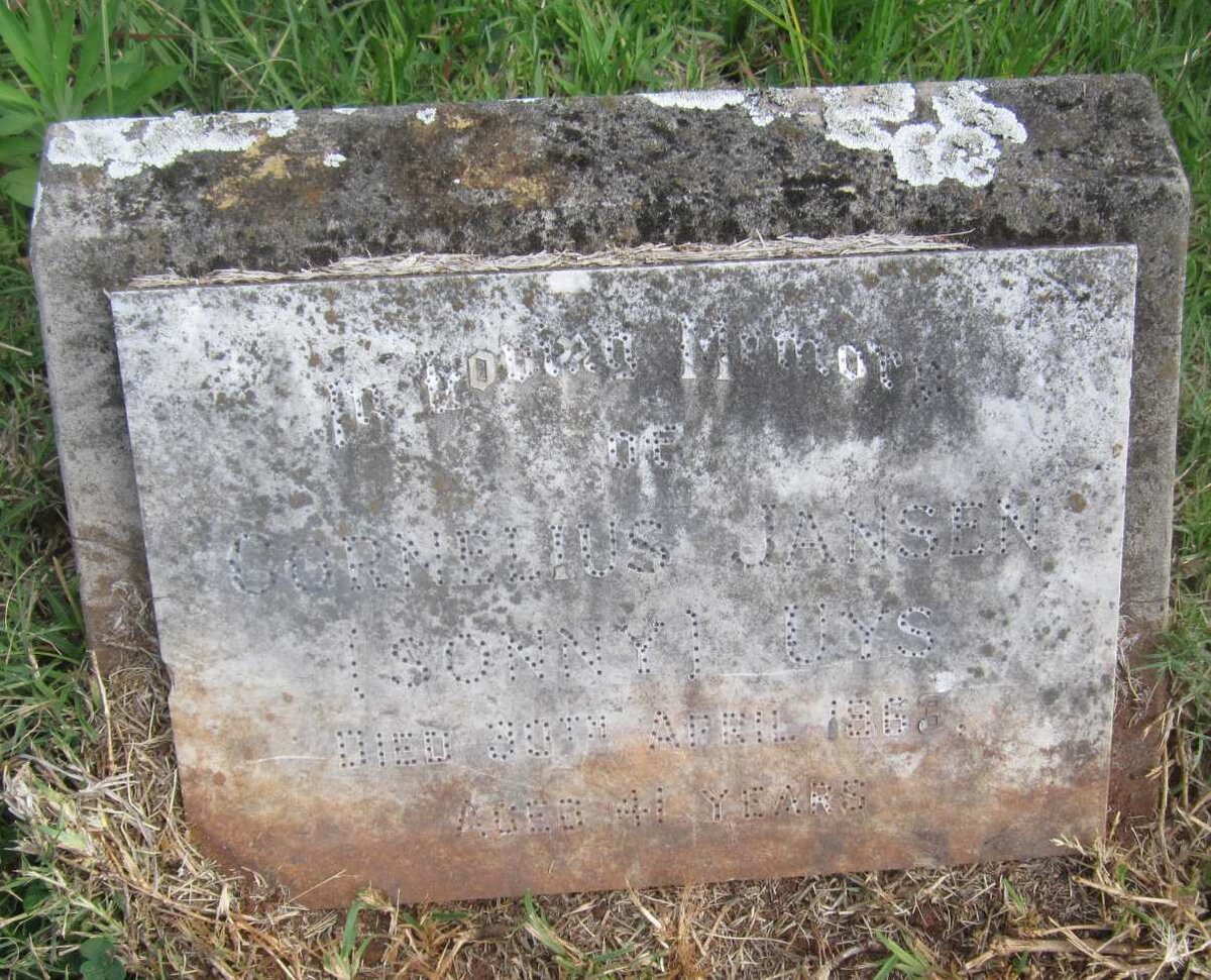 UYS Cornelius Jansen -1963