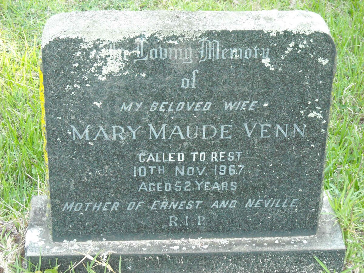 VENN Mary Maude -1967
