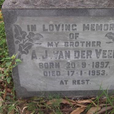 VEEN A.J., van der 1897-1953