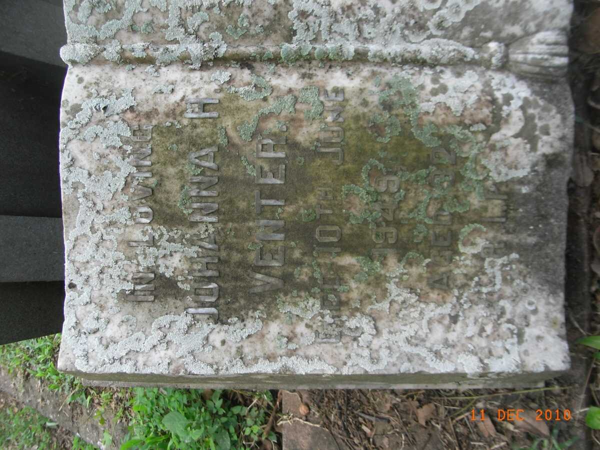 VENTER Johanna H. -1949