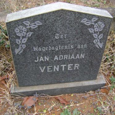 VENTER Jan Adriaan -1943