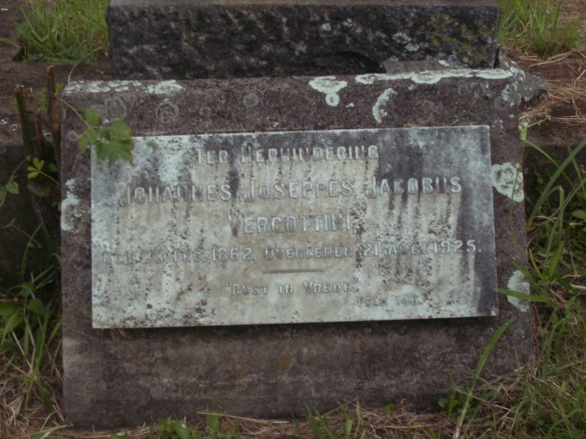 VERGOTTINI Johannes Joseppes Jacobus 1862-1925