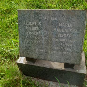 VISSER Albertus Michiel 1873-1947 &amp; Maria Magdalena WOLFAARDT 1873-1960